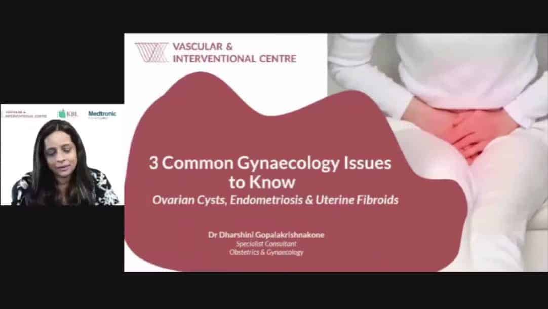 3 common gynaecology issues by Dr Dharshini